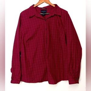 Women's charter club button up. Dress shirt, iron free cotton 22W